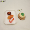 Anhui EVEN Factory Wholesale Compostable Sugarcane Bagasse  Plates For Take Out Dinner Food